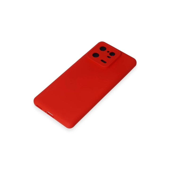 BFS  Xiaomi Mi 13 Pro Kılıf Nano içi Kadife Silikon - Kırmızı