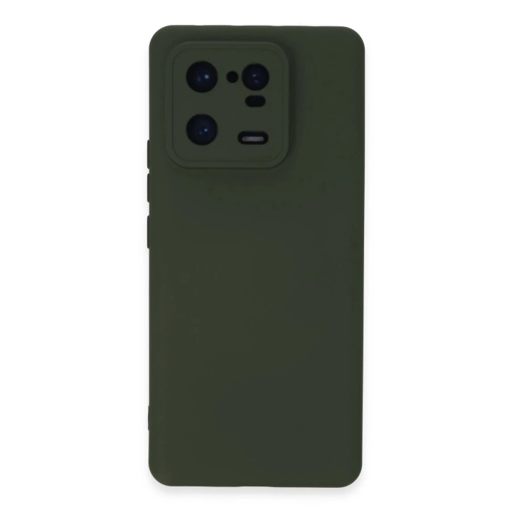 BFS  Xiaomi Mi 13 Pro Kılıf Nano içi Kadife Silikon - Koyu Yeşil