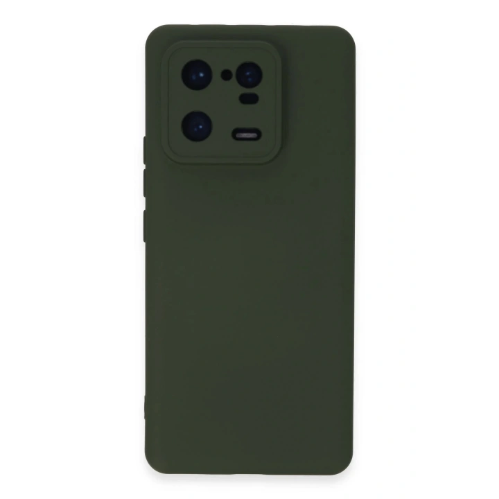 BFS Xiaomi Mi 13 Pro Kılıf Nano içi Kadife Silikon - Koyu Yeşil