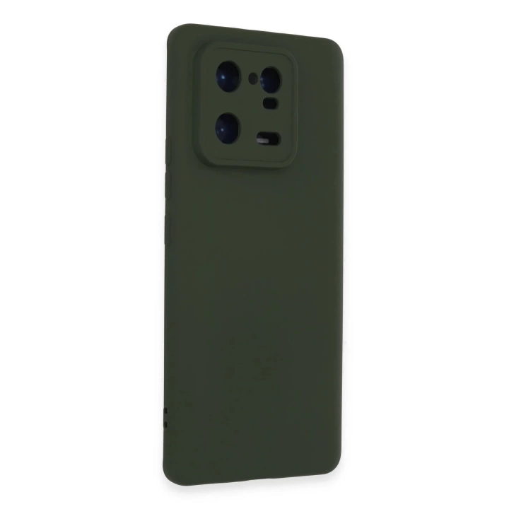BFS  Xiaomi Mi 13 Pro Kılıf Nano içi Kadife Silikon - Koyu Yeşil