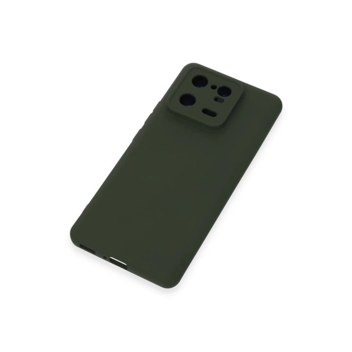 BFS  Xiaomi Mi 13 Pro Kılıf Nano içi Kadife Silikon - Koyu Yeşil