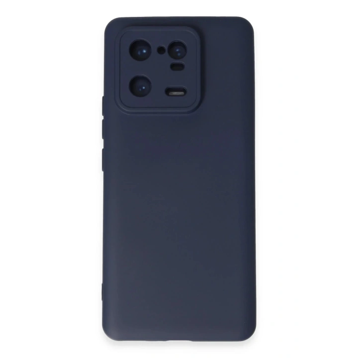 BFS Xiaomi Mi 13 Pro Kılıf Nano içi Kadife Silikon - Lacivert
