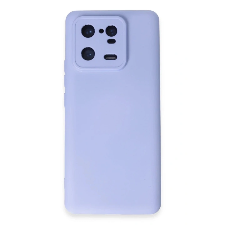 BFS Xiaomi Mi 13 Pro Kılıf Nano içi Kadife Silikon - Lila