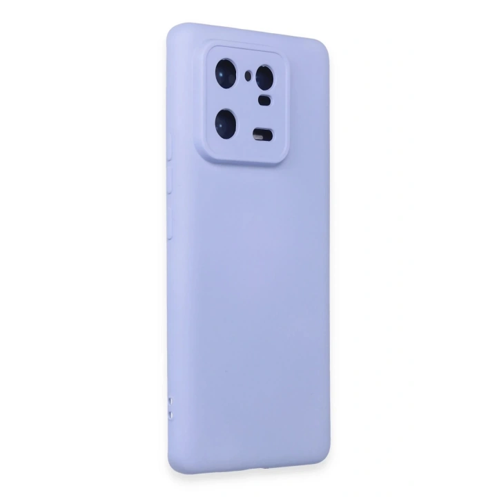 BFS Xiaomi Mi 13 Pro Kılıf Nano içi Kadife Silikon - Lila