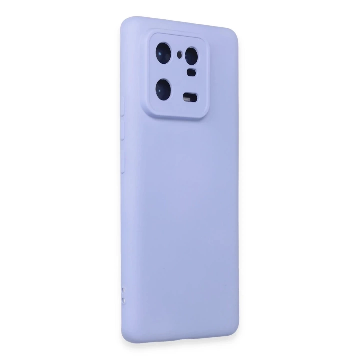 BFS  Xiaomi Mi 13 Pro Kılıf Nano içi Kadife Silikon - Lila