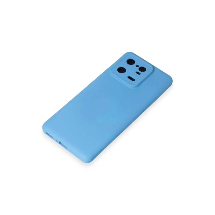 BFS  Xiaomi Mi 13 Pro Kılıf Nano içi Kadife Silikon - Mavi