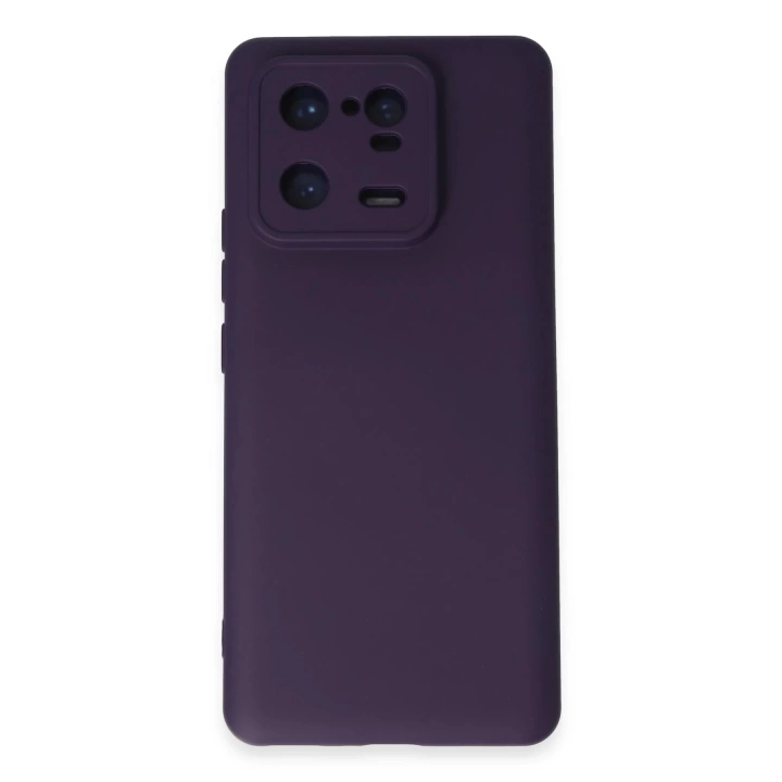 BFS  Xiaomi Mi 13 Pro Kılıf Nano içi Kadife Silikon - Mor