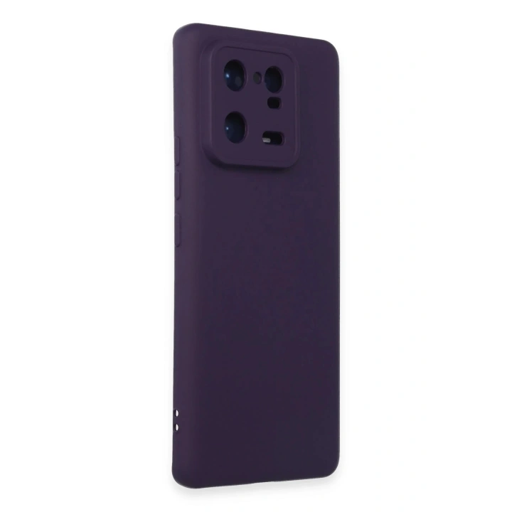 BFS Xiaomi Mi 13 Pro Kılıf Nano içi Kadife Silikon - Mor
