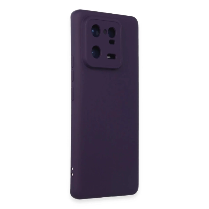 BFS  Xiaomi Mi 13 Pro Kılıf Nano içi Kadife Silikon - Mor