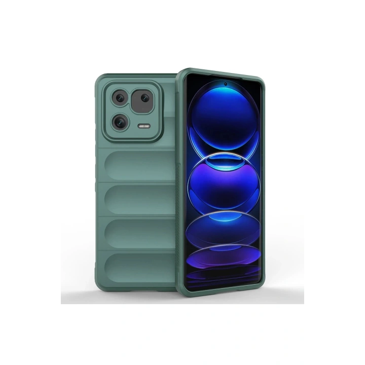 BFS Xiaomi Mi 13 Pro Kılıf Optimum Silikon - Koyu Yeşil