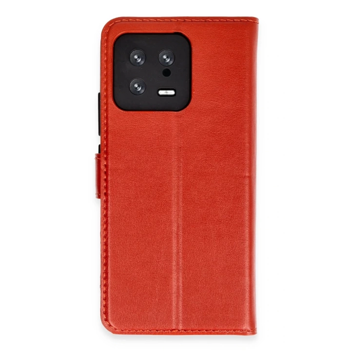 BFS  Xiaomi Mi 13 Trend S Plus Kapaklı Kılıf - Kırmızı