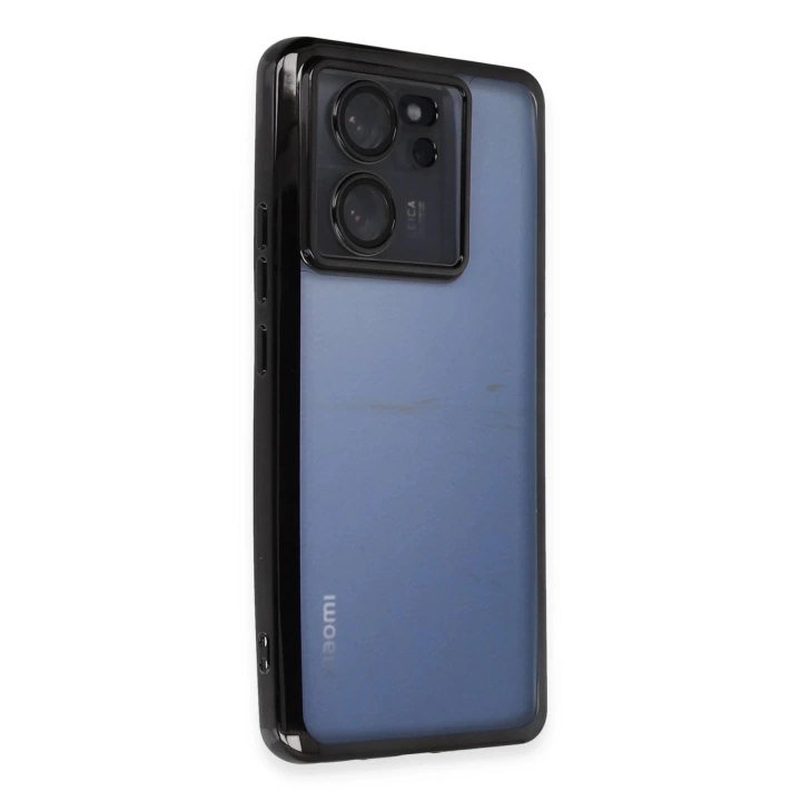 BFS Xiaomi Mi 13T Kılıf Lensli Silikon - Siyah
