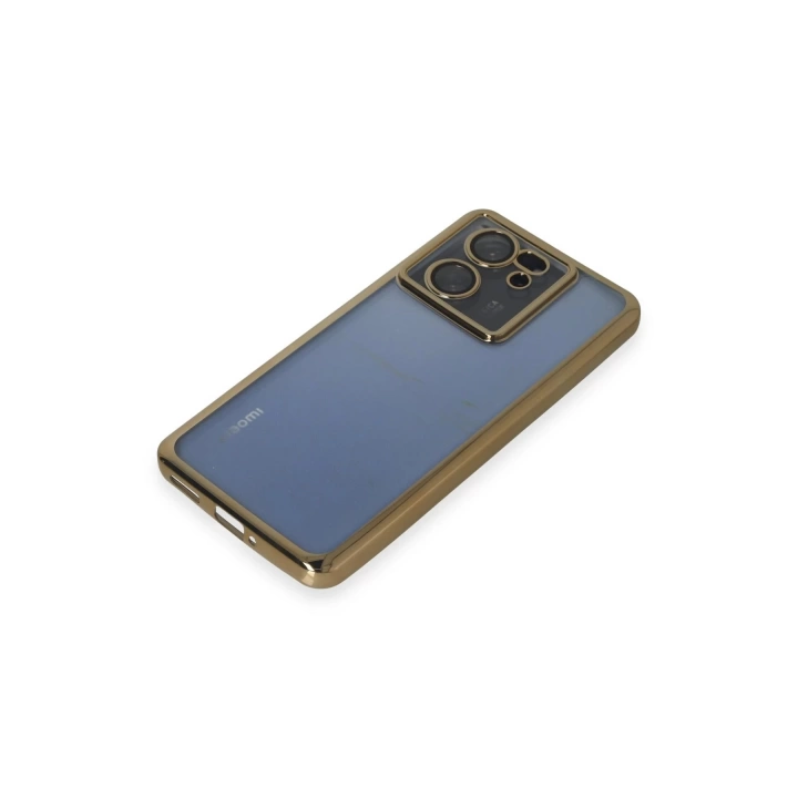 BFS  Xiaomi Mi 13T Kılıf Razer Lensli Silikon - Gold