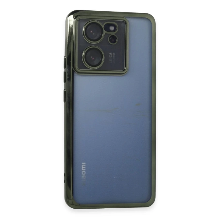BFS  Xiaomi Mi 13T Kılıf Razer Lensli Silikon - Yeşil