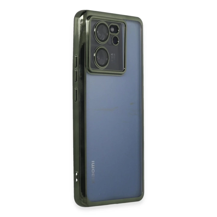 BFS  Xiaomi Mi 13T Kılıf Razer Lensli Silikon - Yeşil