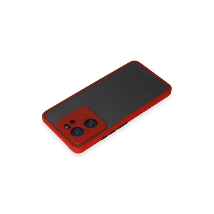 BFS  Xiaomi Mi 13T Pro Kılıf Montreal Silikon Kapak - Kırmızı