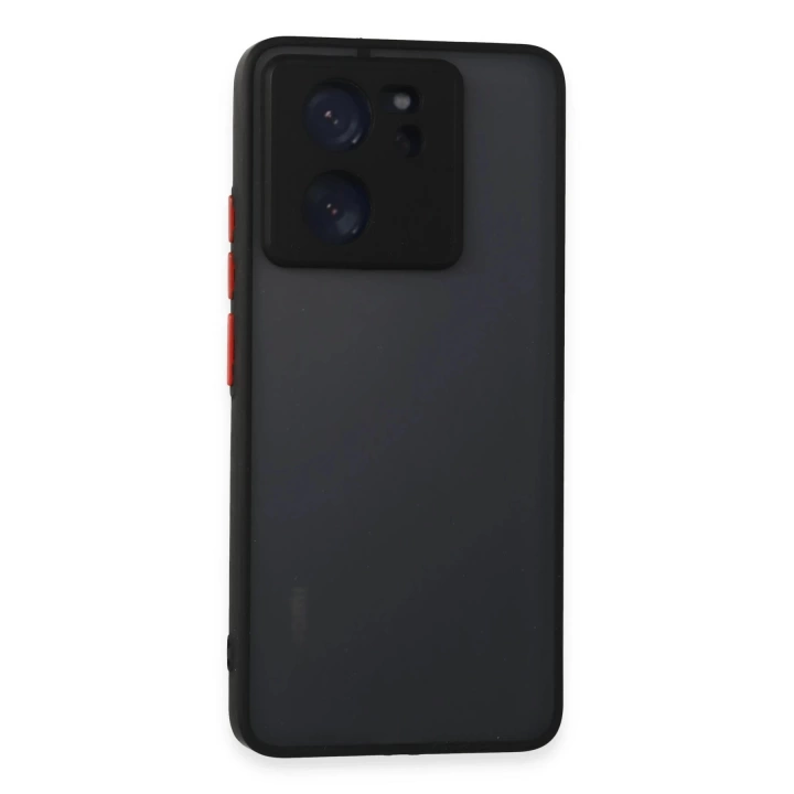 BFS  Xiaomi Mi 13T Pro Kılıf Montreal Silikon Kapak - Siyah