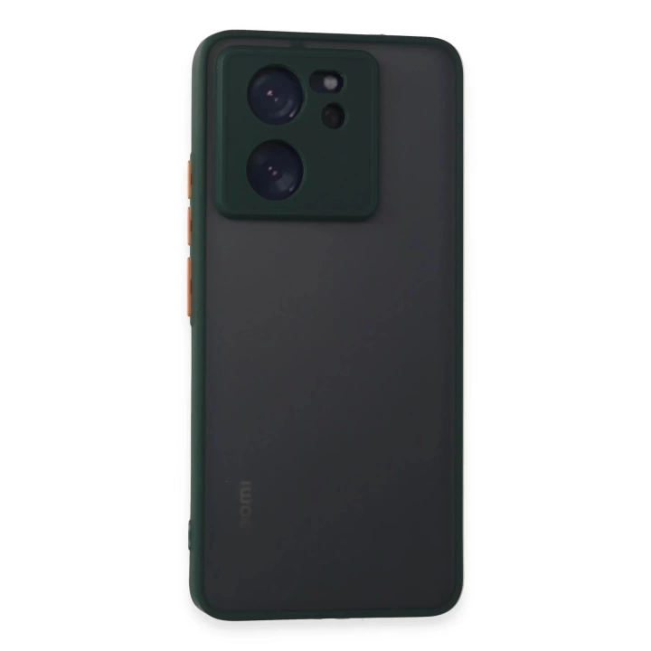 BFS Xiaomi Mi 13T Pro Kılıf Montreal Silikon Kapak - Yeşil