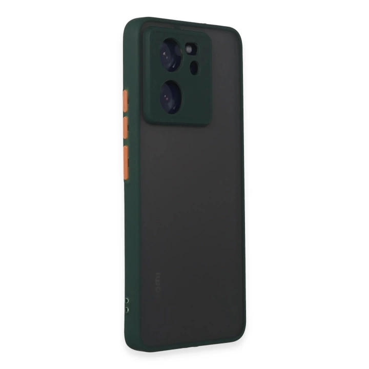BFS  Xiaomi Mi 13T Pro Kılıf Montreal Silikon Kapak - Yeşil