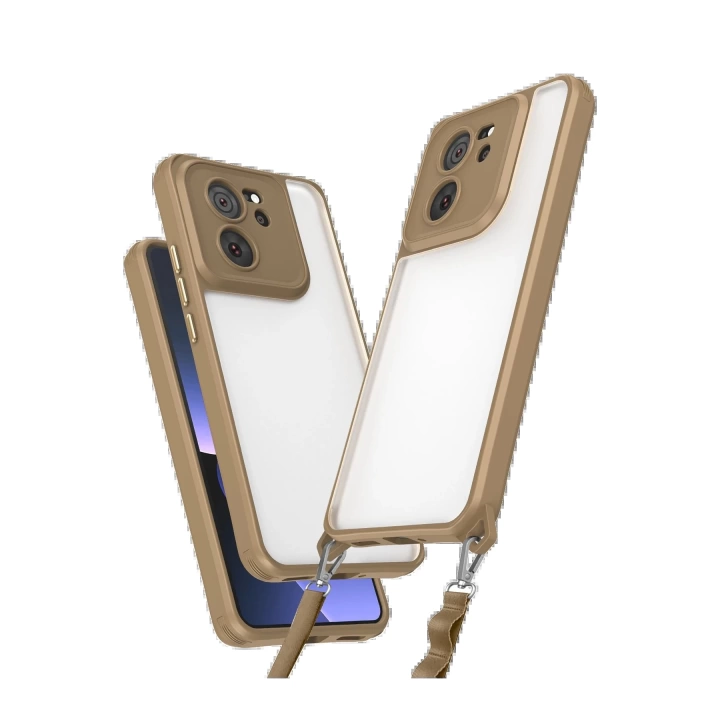 BFS  Xiaomi Mi 13T Pro Kılıf Penta Silikon Kılıf - Çöl Titanyum