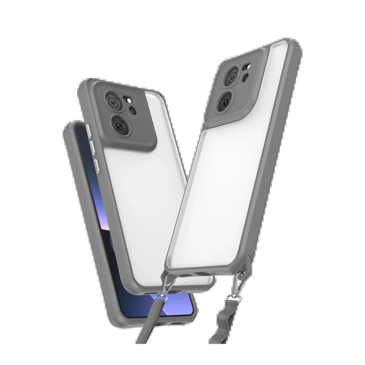 BFS  Xiaomi Mi 13T Pro Kılıf Penta Silikon Kılıf - Titan Gri