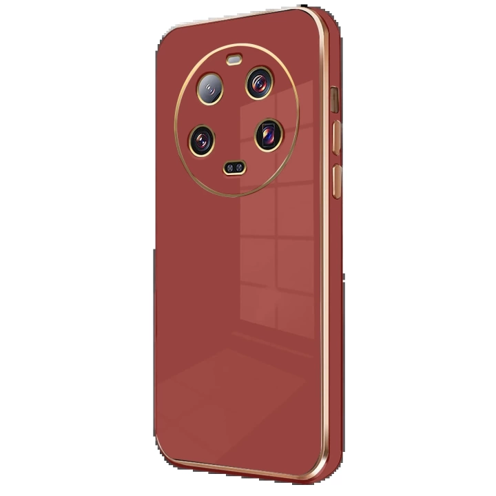 BFS  Xiaomi Mi 14 Ultra Kılıf Volet Silikon - Kırmızı