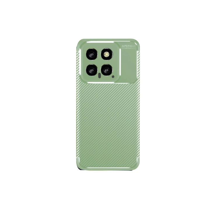 BFS  Xiaomi Mi 14T Kılıf Auto Focus Karbon Kapak - Su Yeşili