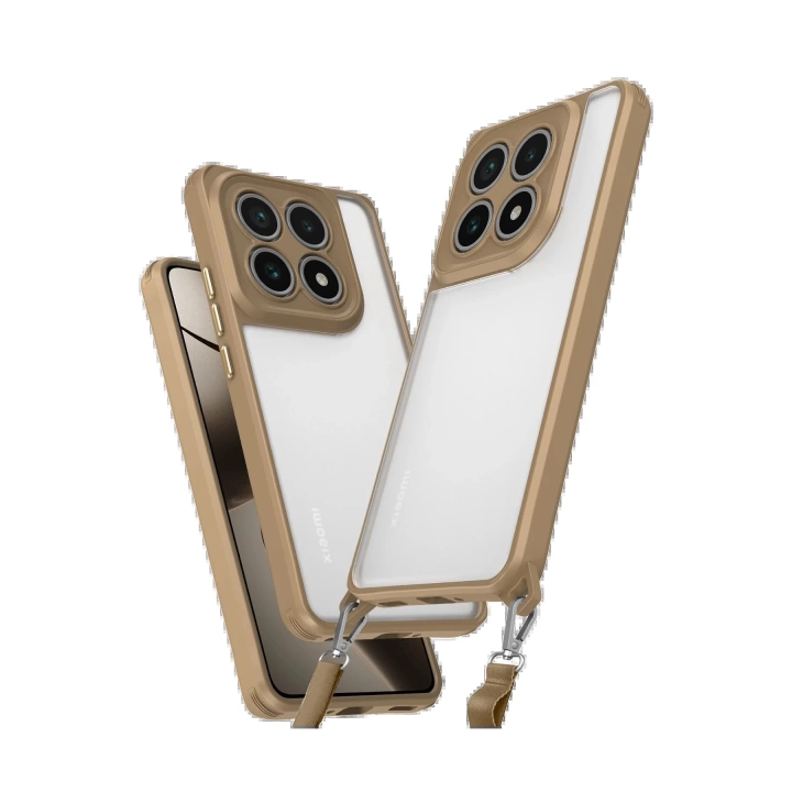 BFS  Xiaomi Mi 14T Kılıf Penta Silikon Kılıf - Çöl Titanyum