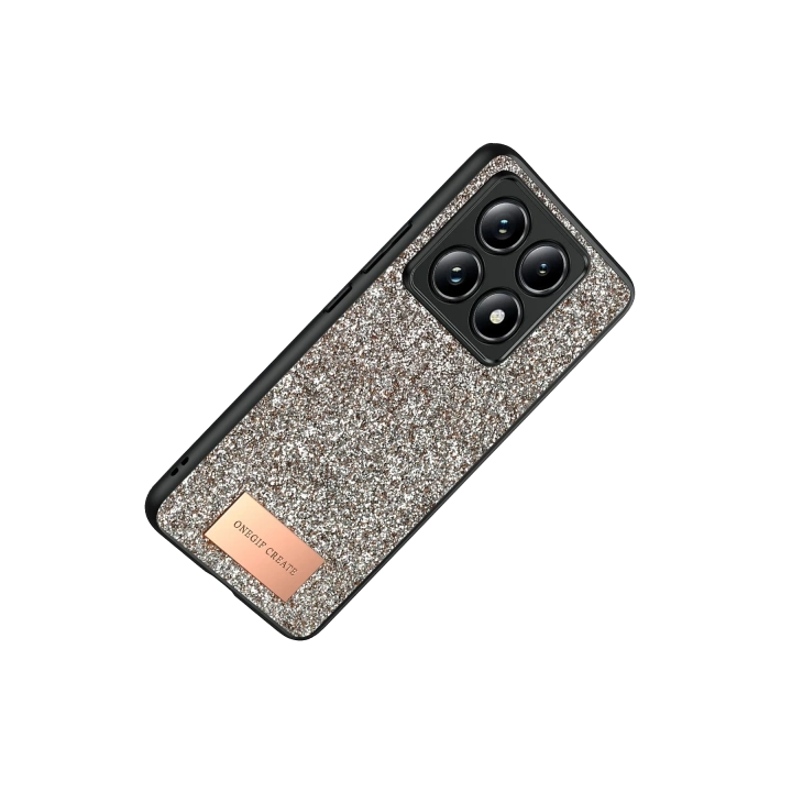 BFS  Xiaomi Mi 14T Pro Bright Simli Kapak - Gold