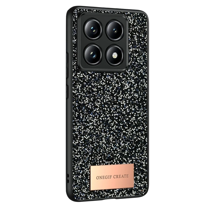 BFS  Xiaomi Mi 14T Pro Bright Simli Kapak - Siyah