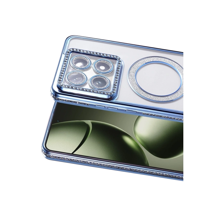 BFS  Xiaomi Mi 14T Pro Joke Simli Magneticsafe Kılıf - Mavi