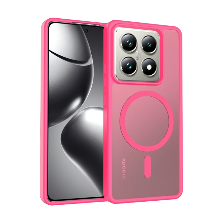 BFS  Xiaomi Mi 14T Pro Jota Magsafe Kapak - Rose