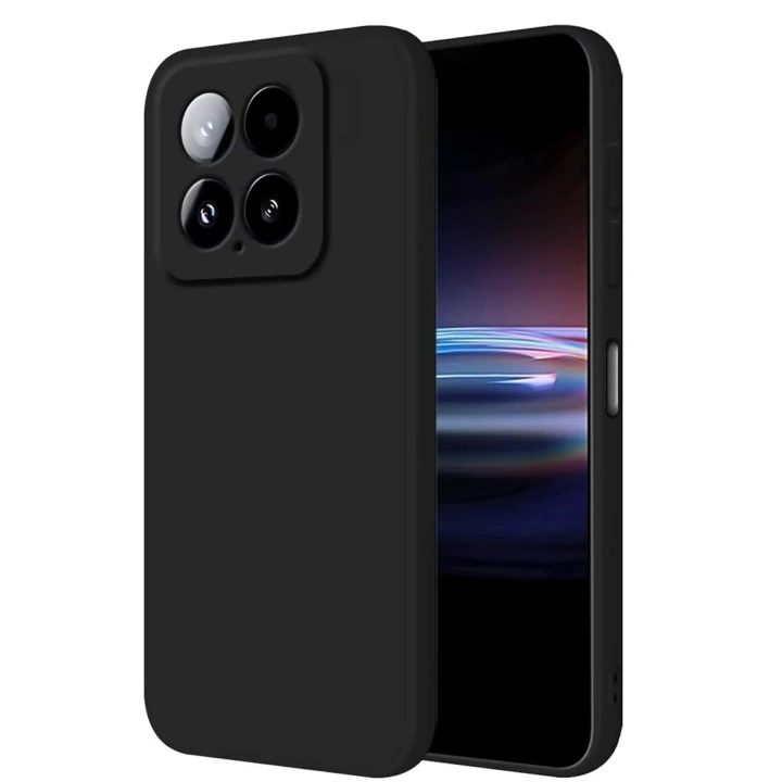 BFS  Xiaomi Mi 14T Pro Kılıf Nano içi Kadife Silikon - Siyah