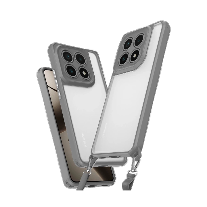 BFS  Xiaomi Mi 14T Pro Kılıf Penta Silikon Kılıf - Titan Gri