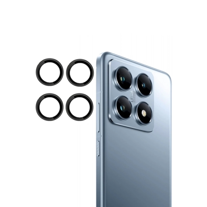 BFS Xiaomi Mi 14T Pro PVD Metal Kamera Lens - Siyah