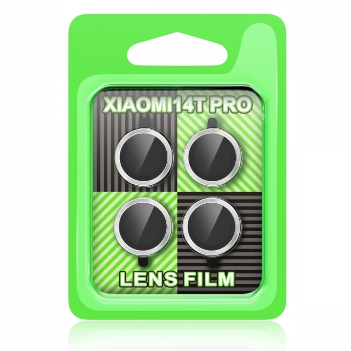 BFS  Xiaomi Mi 14T Pro Raze Metal Kamera Lens - Gümüş