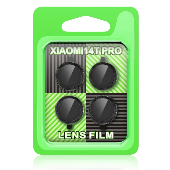 BFS Xiaomi Mi 14T Pro Raze Metal Kamera Lens - Siyah
