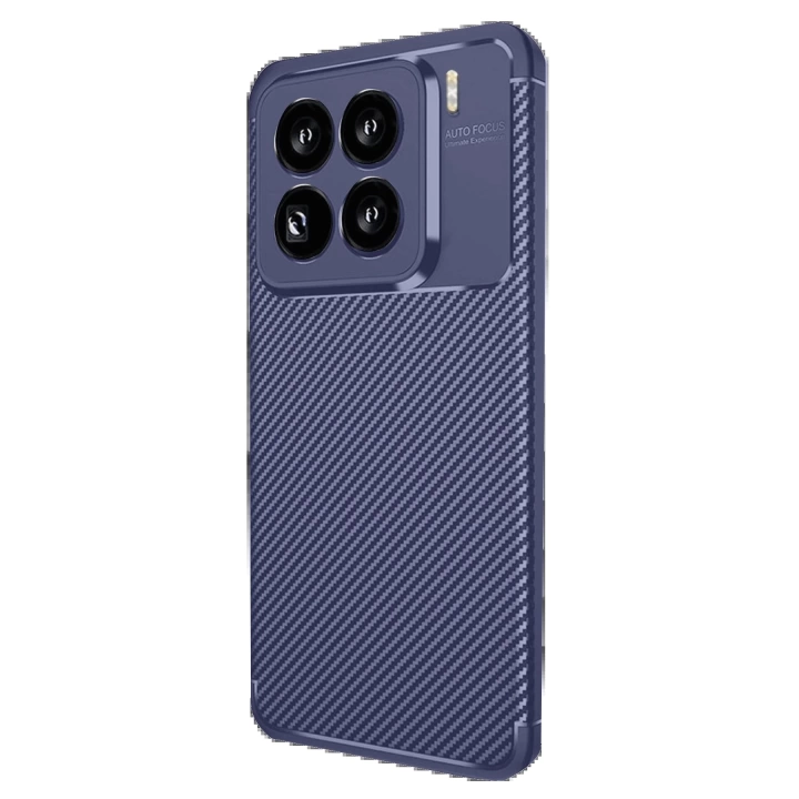 BFS  Xiaomi Mi 15 Pro Kılıf Auto Focus Karbon Kapak - Lacivert