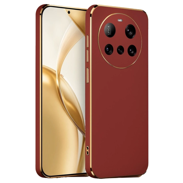 BFS  Xiaomi Mi 15 Ultra Kılıf Volet Silikon - Kırmızı