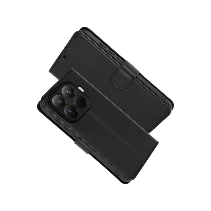 BFS  Xiaomi Mi 15T Pro Trend S Plus Kapaklı Kılıf - Siyah