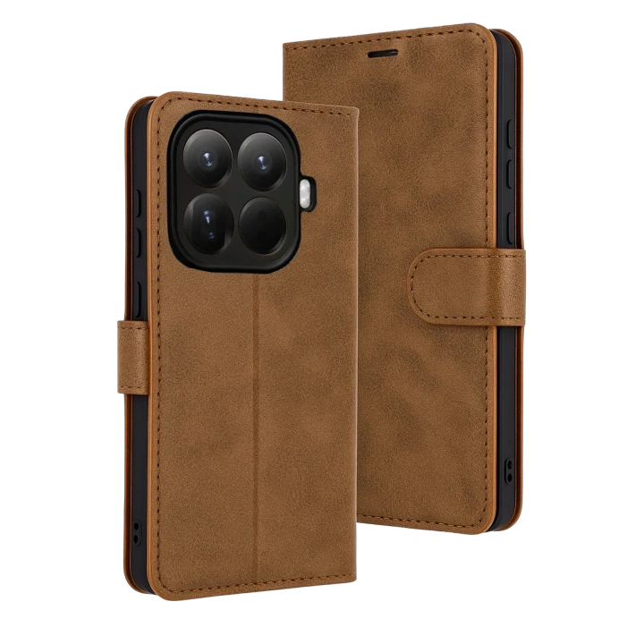 BFS  Xiaomi Mi 15T Pro Trend S Plus Kapaklı Kılıf - Taba