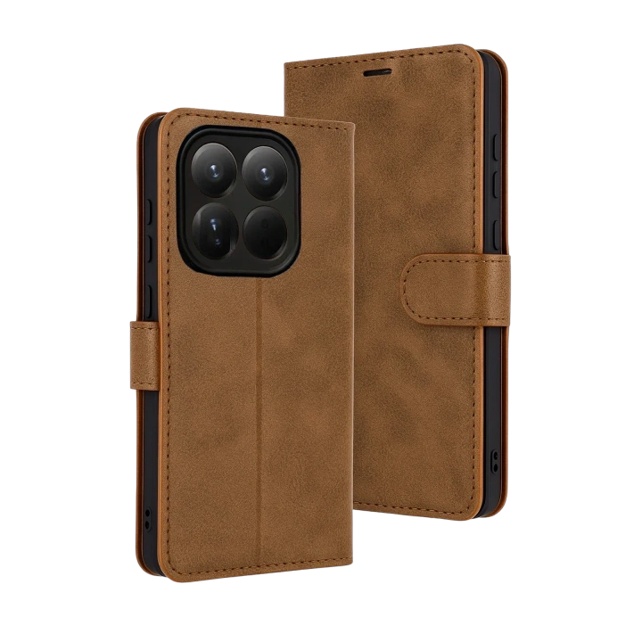 BFS  Xiaomi Mi 15T Trend S Plus Kapaklı Kılıf - Taba