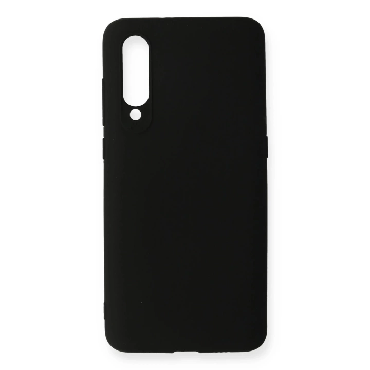BFS  Xiaomi Mi 9 Kılıf First Silikon - Siyah