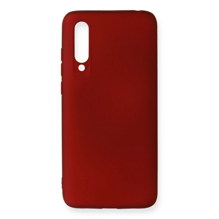 BFS  Xiaomi Mi 9 Lite Kılıf First Silikon - Bordo