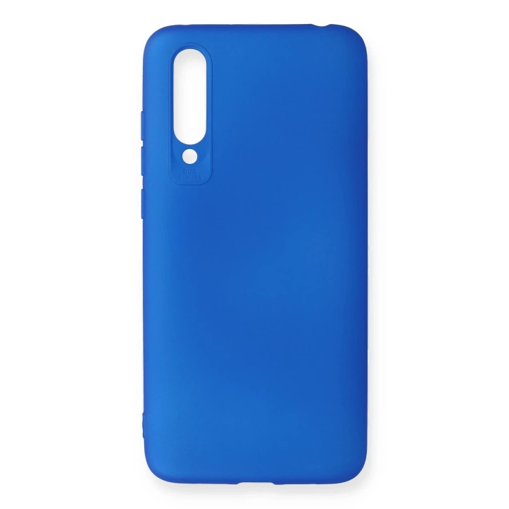 BFS  Xiaomi Mi 9 Lite Kılıf First Silikon - Mavi