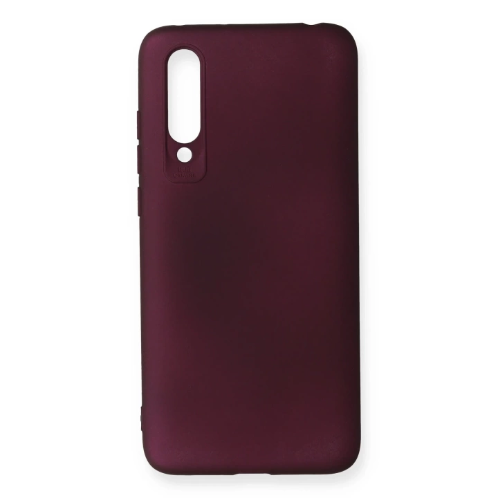 BFS  Xiaomi Mi 9 Lite Kılıf First Silikon - Mürdüm