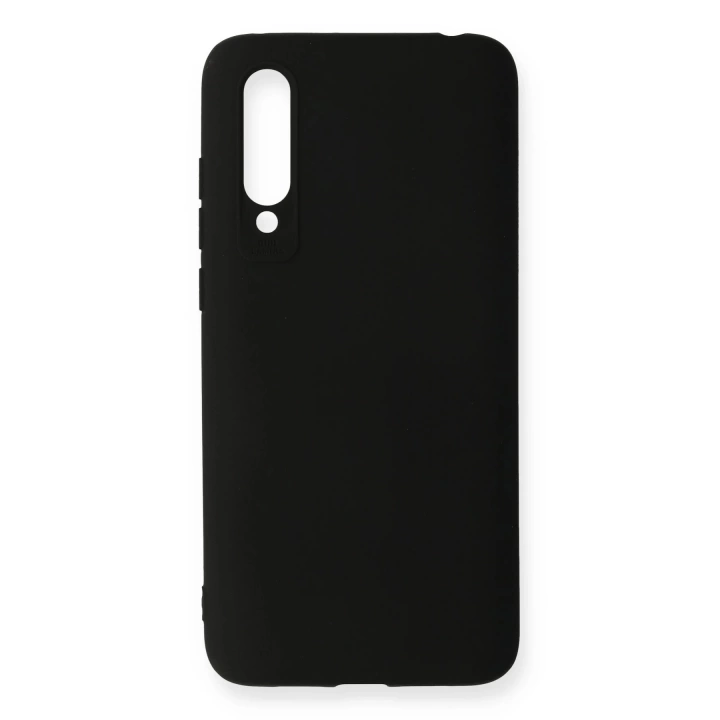 BFS  Xiaomi Mi 9 Lite Kılıf First Silikon - Siyah