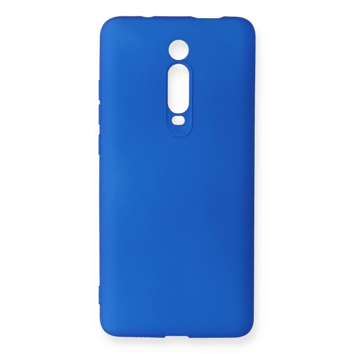 BFS  Xiaomi Mi 9T Kılıf First Silikon - Mavi