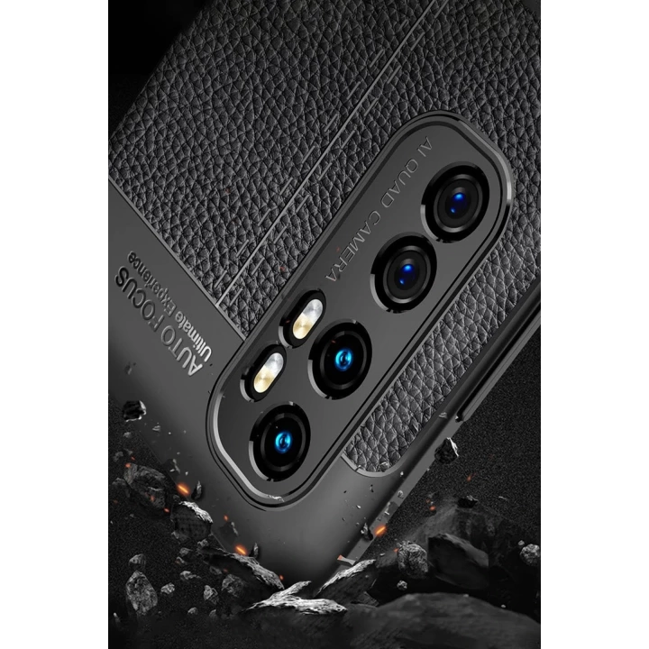 BFS  Xiaomi Mi Note 10 Lite Kılıf Auto Focus Kapak - Kırmızı