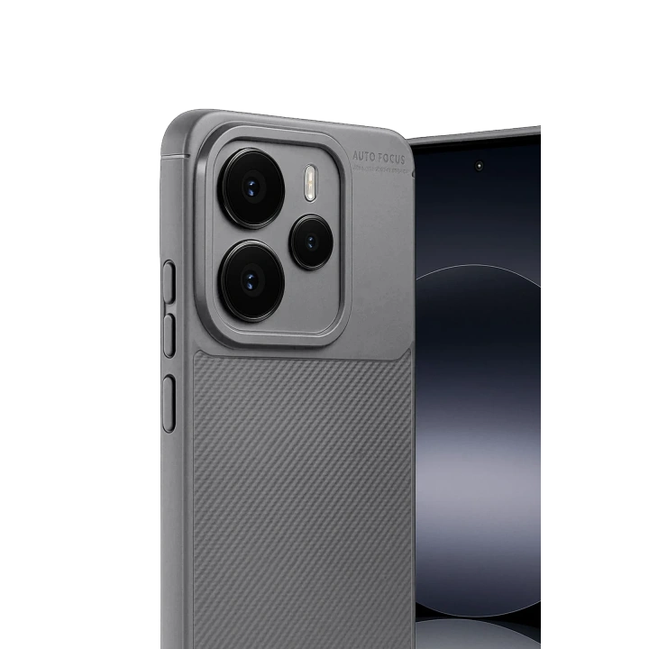 BFS  Xiaomi Note 14 5G Auto Focus Karbon Kapak - Gri